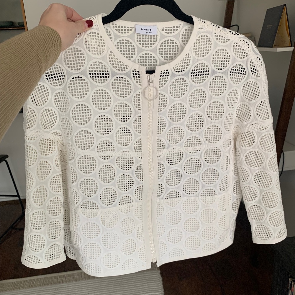 Akris Punto white jacket